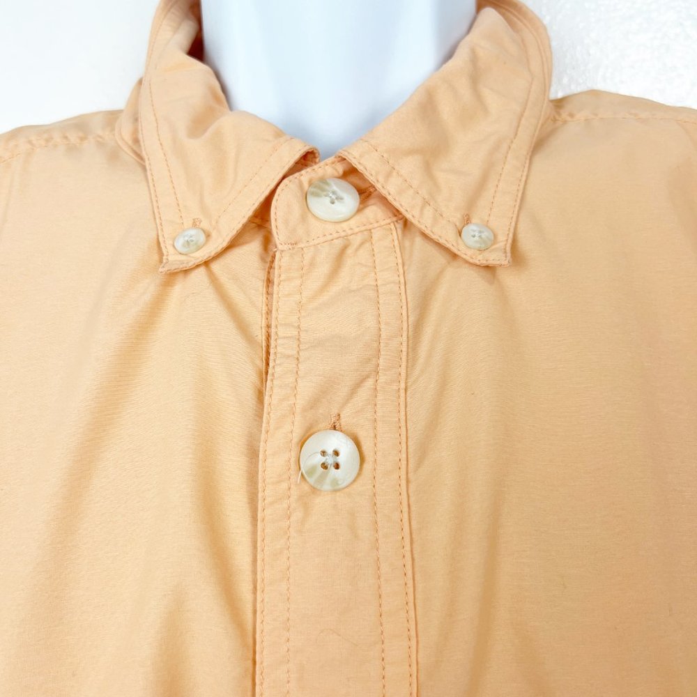 EXOFFICIO Orange Short Sleeve Nylon Vented Button Down Shirt Outdoor EXTRA LARGE - Picture 4 of 10